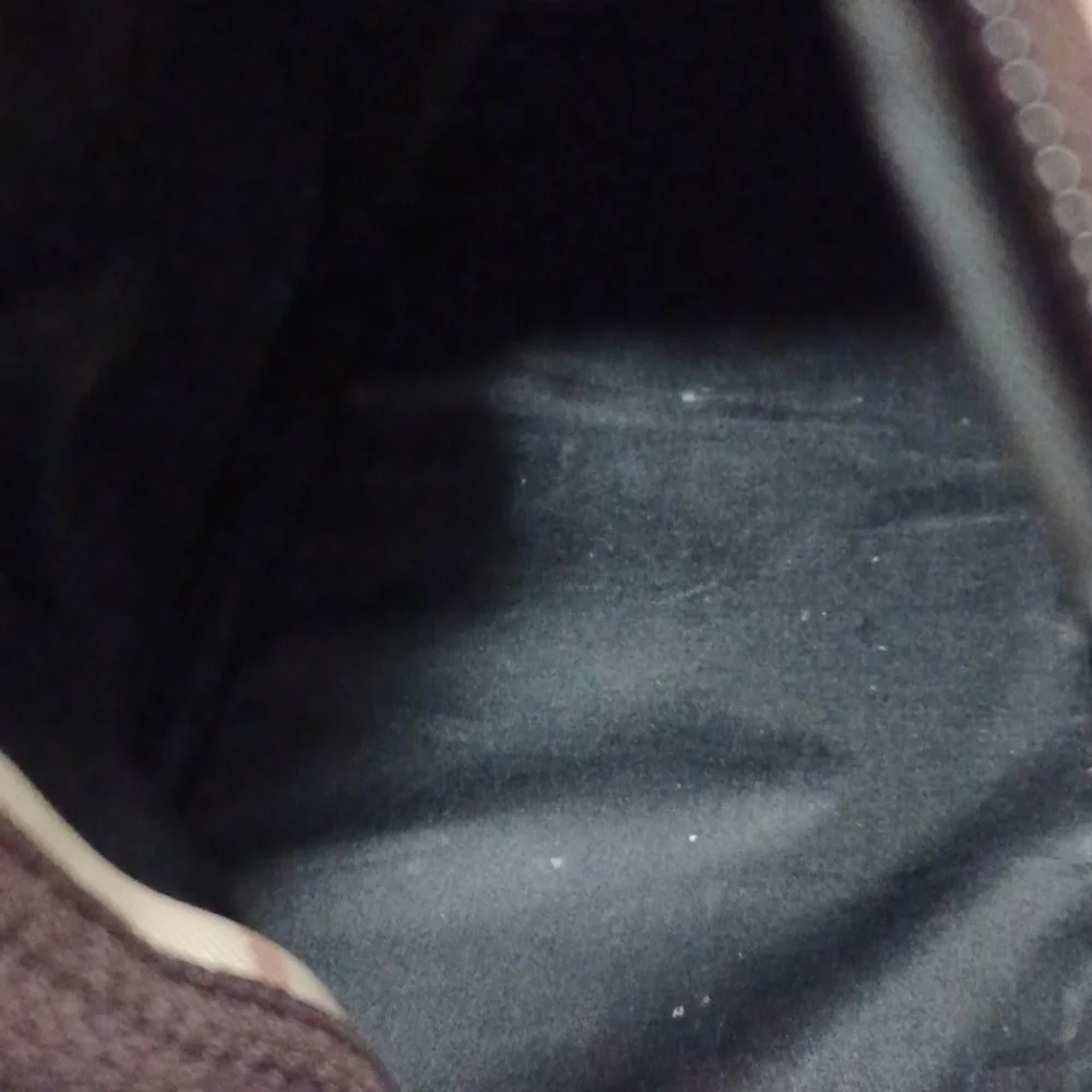 > Plaid Tan and Black Backpack